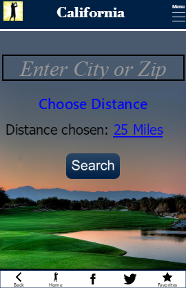 GolfDay_Mobile_App_California_Proximity_Search_Screen