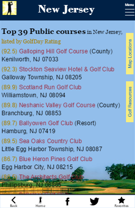 GolfDay_Mobile_App_New_Jersey_Top_Rated_Golf_Course_Screen